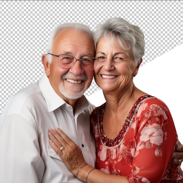 PSD a man and woman pose for a picture with the words the word on the back of them