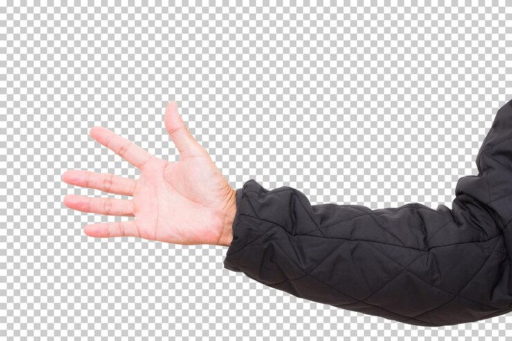 PSD man hand