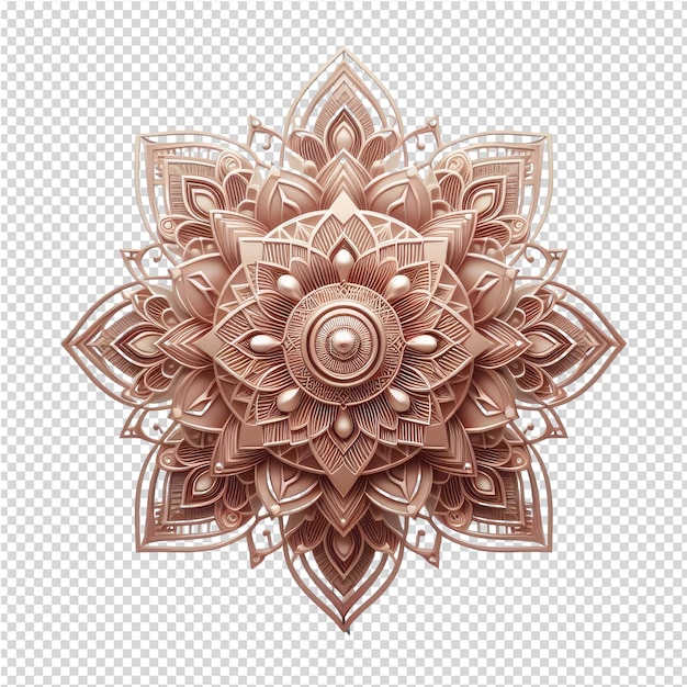 Mandala 3d exquisita uma sinfonia de opulência e elegância