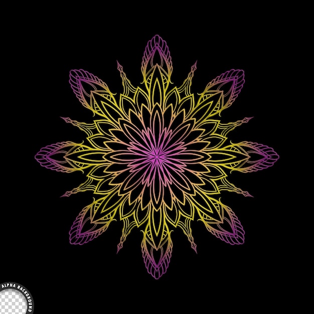 Mandala colorida