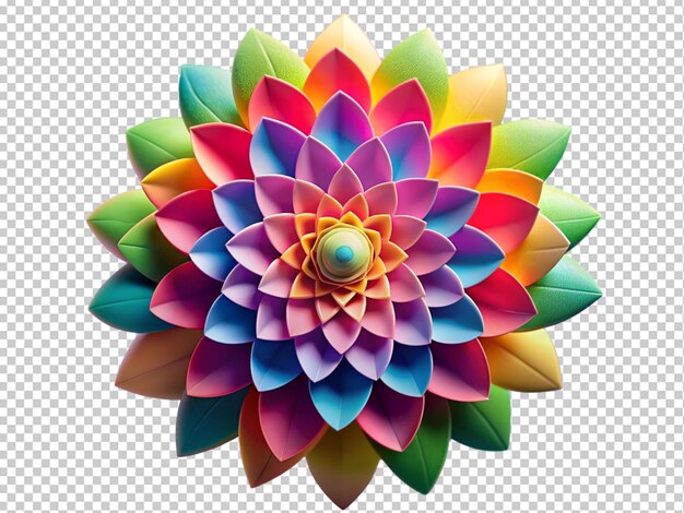 El mandala colorido