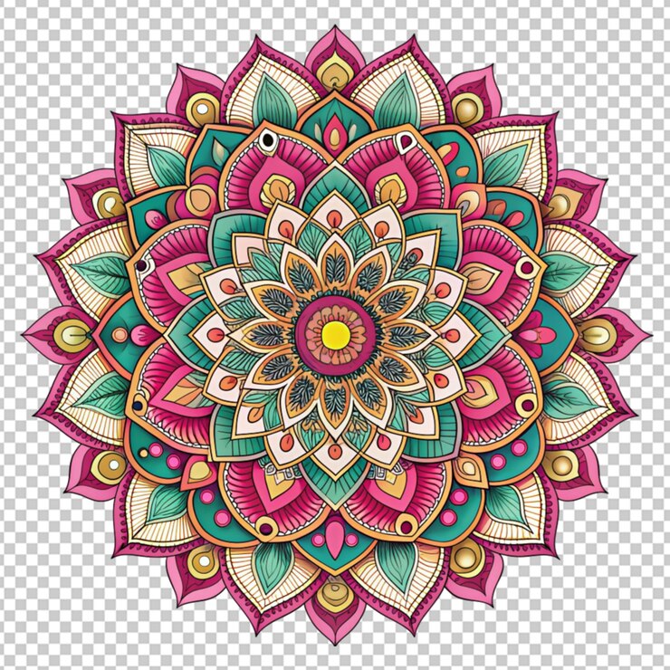 PSD mandala flower