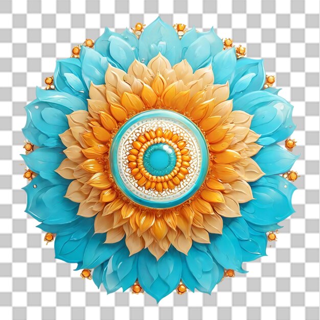 PSD mandala de girasol