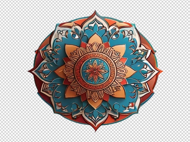 PSD mandala islâmica png transparente