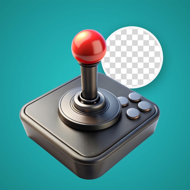 PSD une manette de jeu 3d avec joystick