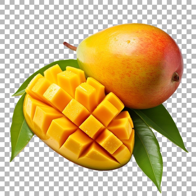 Mango auf durchsichtigem hintergrund