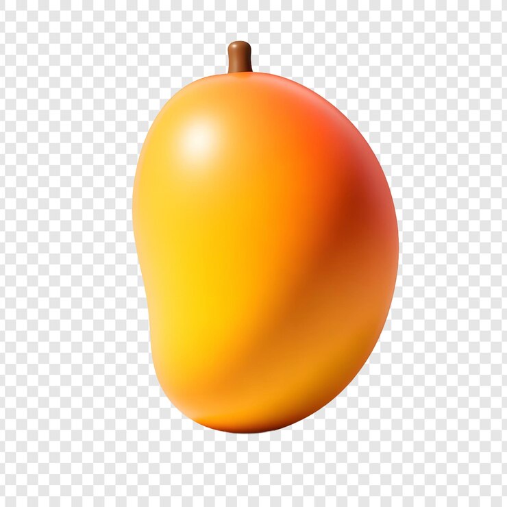 PSD mango auf durchsichtigem hintergrund