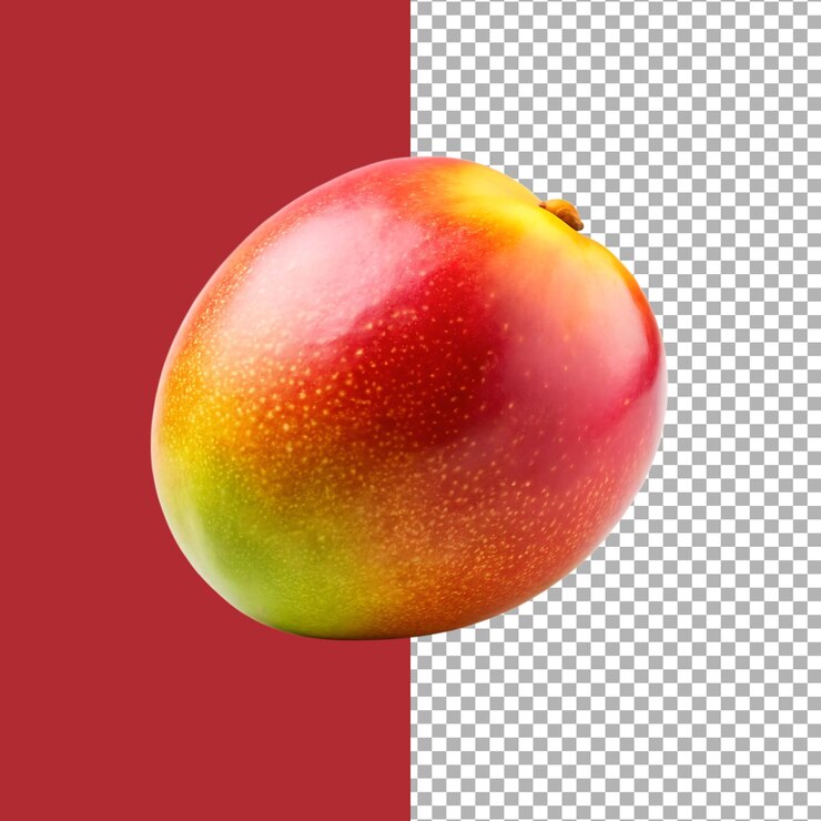 Mango fresco y maduro con colores vibrantes