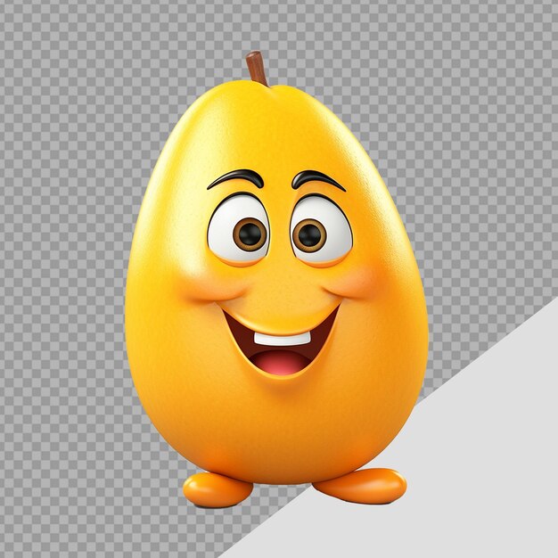 PSD mango png isolado em fundo transparente