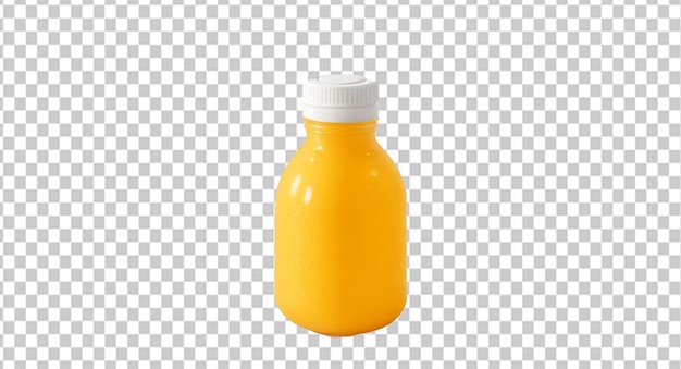PSD mango-saftflasche auf einer alpah-schicht