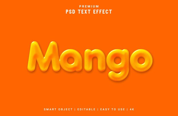 Mango3dpsdtext
