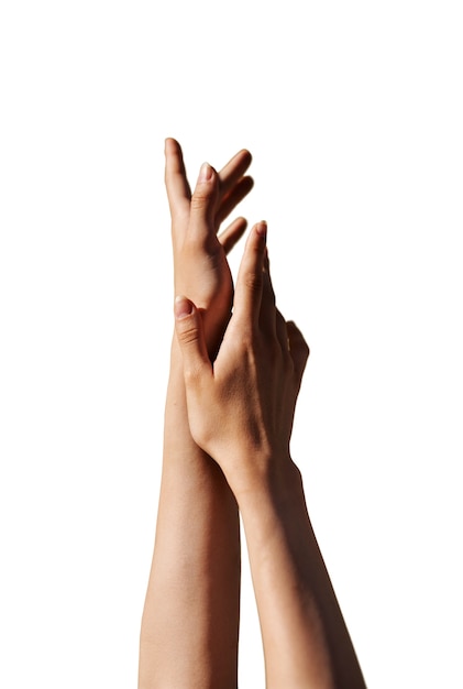 Mani sensibili isolate