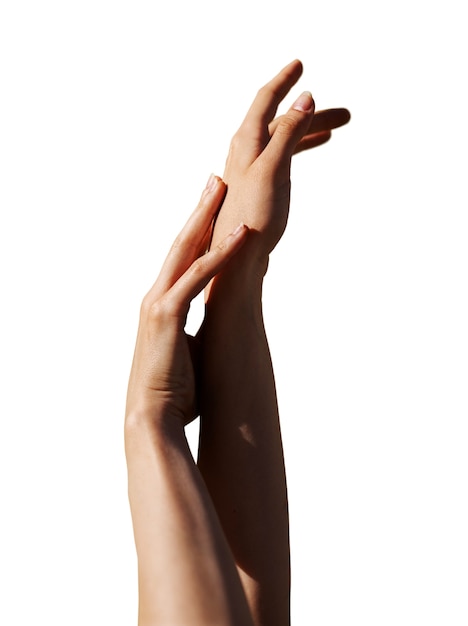 Mani sensibili isolate