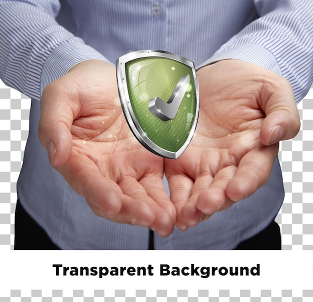 Manica di sicurezza sfondo trasparente