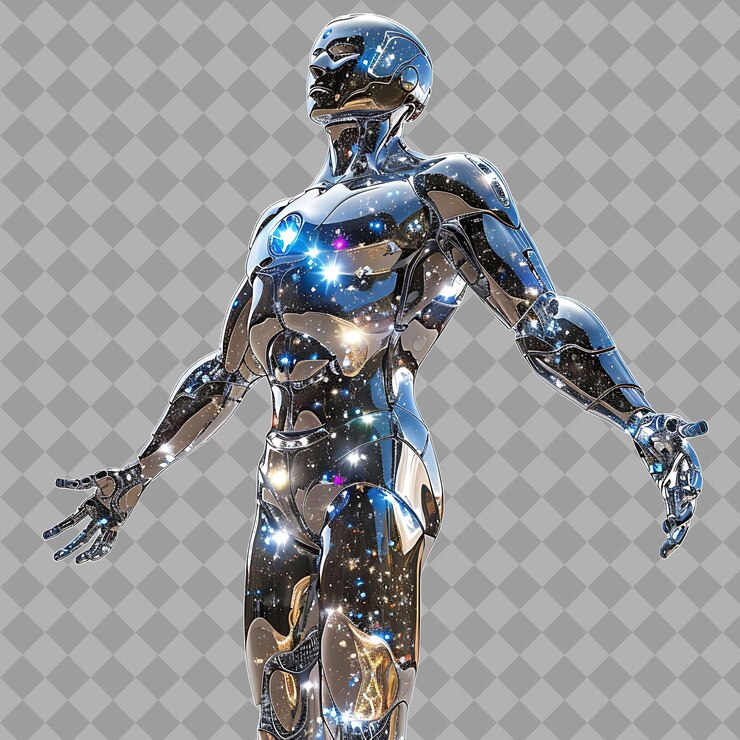 PSD manipulador multiverso hombre adulto con forma omniversal multiv aislado renderizador de caracteres de alta calidad