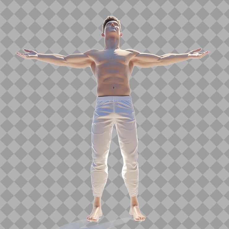 PSD manipulador de vida de hombre joven con forma vital manipulación de vida isolada ilustración de caracteres en 3d