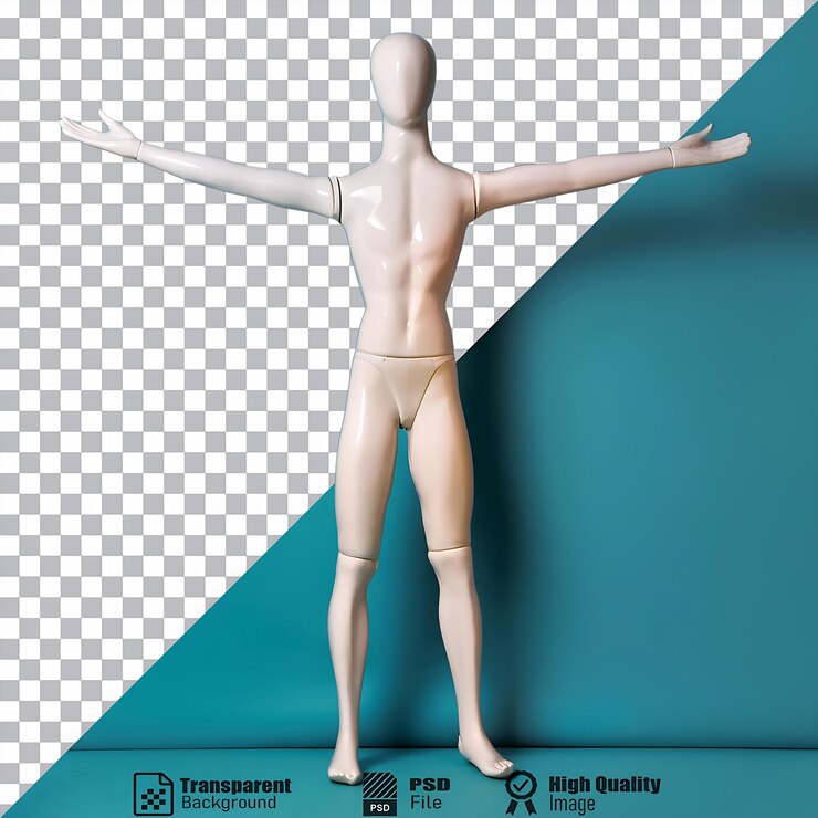 PSD un maniquí en estado positivo