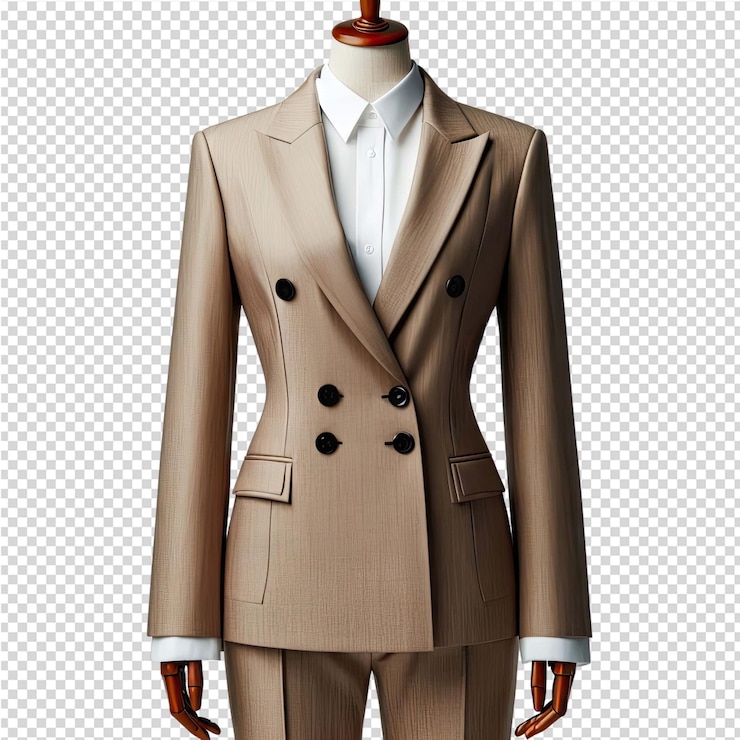 PSD un maniquí vestido con una camisa blanca con un cuello blanco y una camiseta blanca
