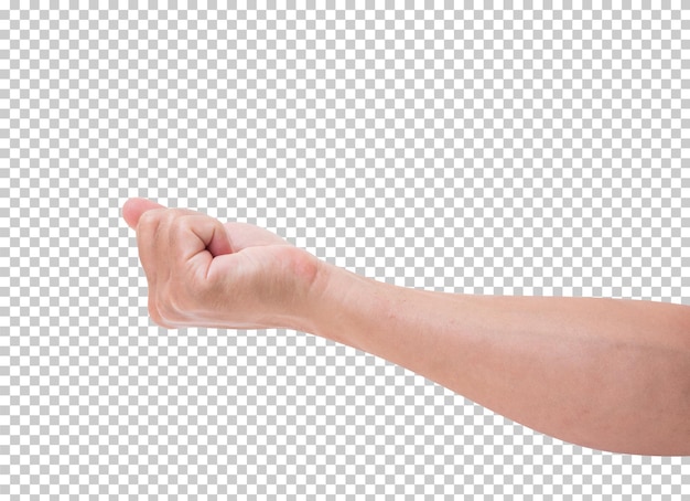 Mann Handschlag isoliert