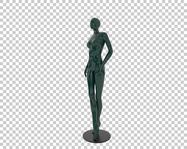 Mannequin Isolé Sur Fond Transparent Illustration Du Rendu 3d