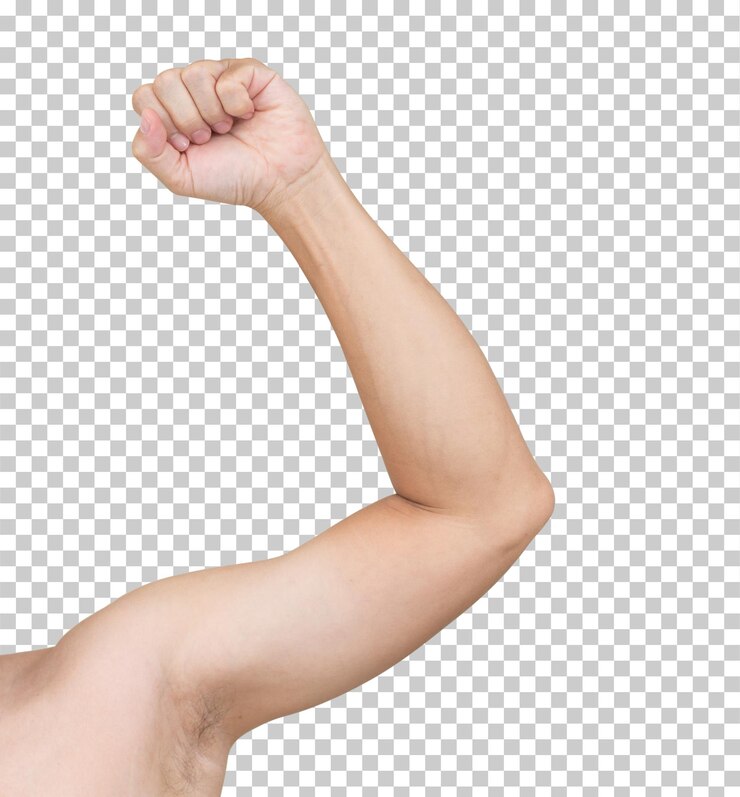 Mannhand isoliert