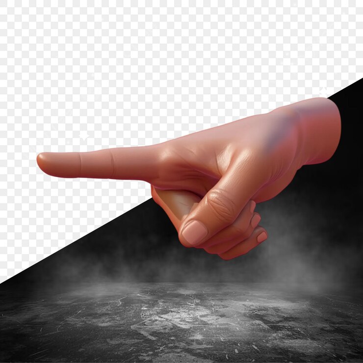 PSD la mano en 3d