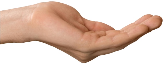 Mano aperta Offrire o aspettare qualcosa