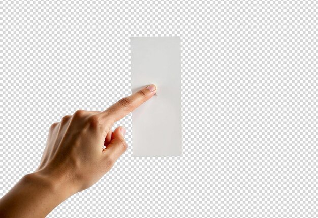 mano presionando un botón en una pantalla táctil