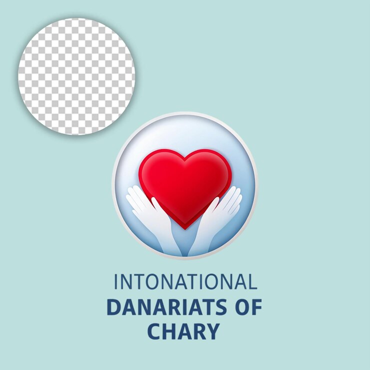 PSD manos y corazón sobre un fondo transparente