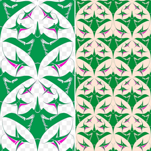 PSD manta ray con alas como silueta curvilínea minimal desi patrón sin costuras azulejos día mundial del océano