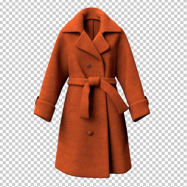 PSD manteau de laine de mode png