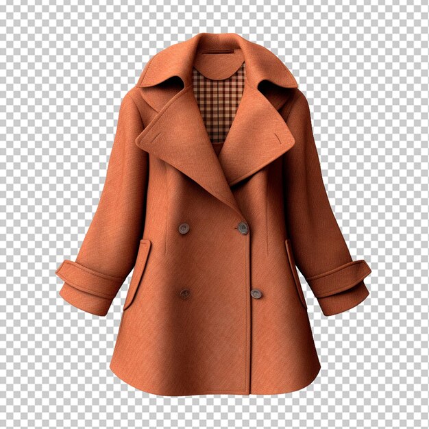 PSD manteau de laine de mode png