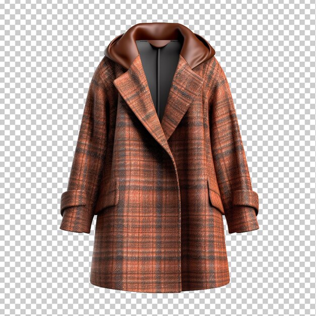 PSD manteau de laine de mode png