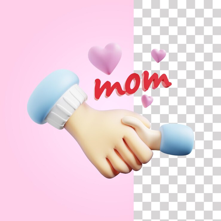 PSD mantenimiento de las manos 3d icon 3