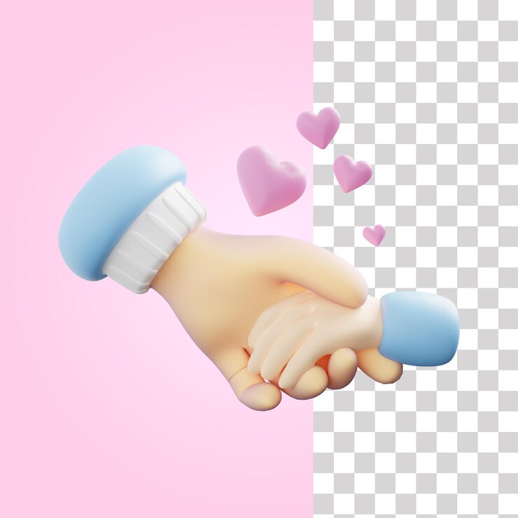PSD mantenimiento de las manos 3d icon 4