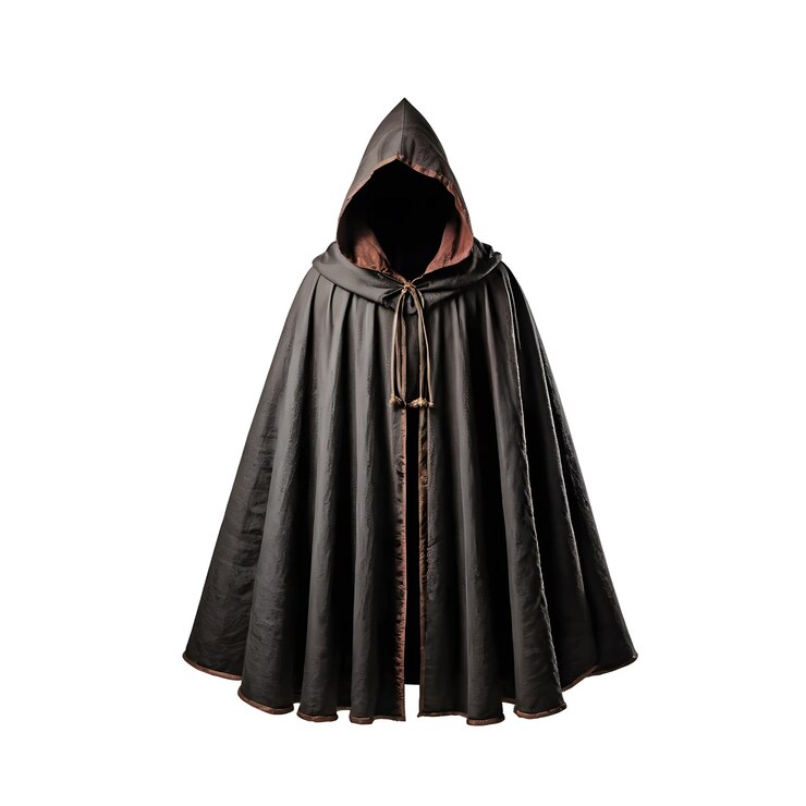 PSD manto de capuz medieval