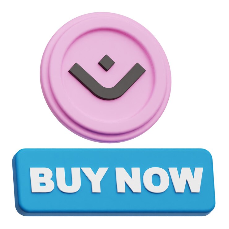 PSD mantra crypto token 3d icon isolated on the white background