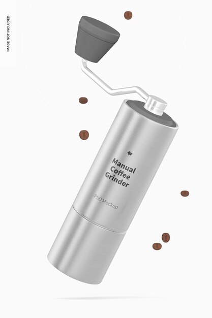 Manuelle Kaffeemühle-Mockup