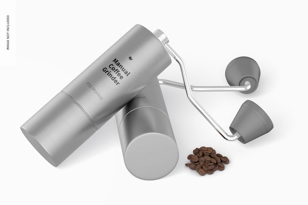 Manuelle Kaffeemühle-Mockup