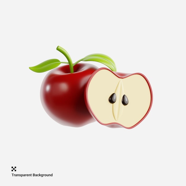 una manzana a la que le han quitado un mordisco