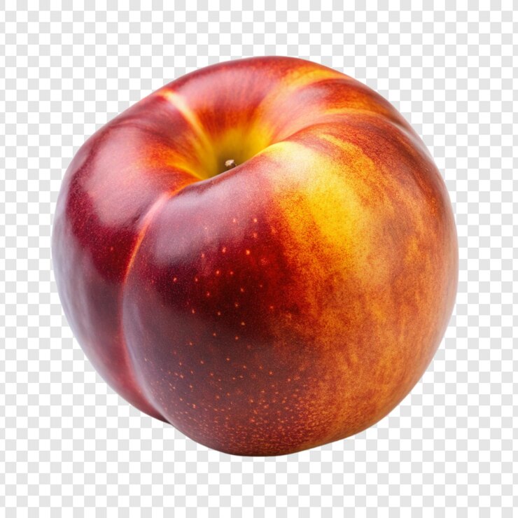 una manzana roja con una mancha amarilla