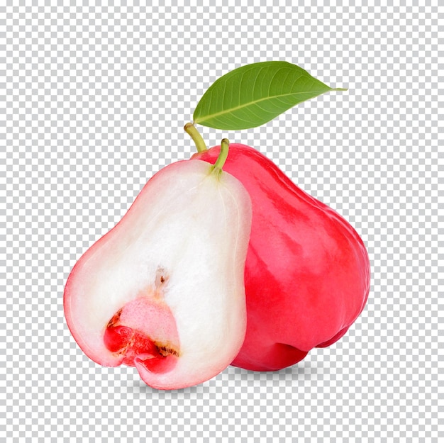 Manzana rosa fresca aislada Premium PSD