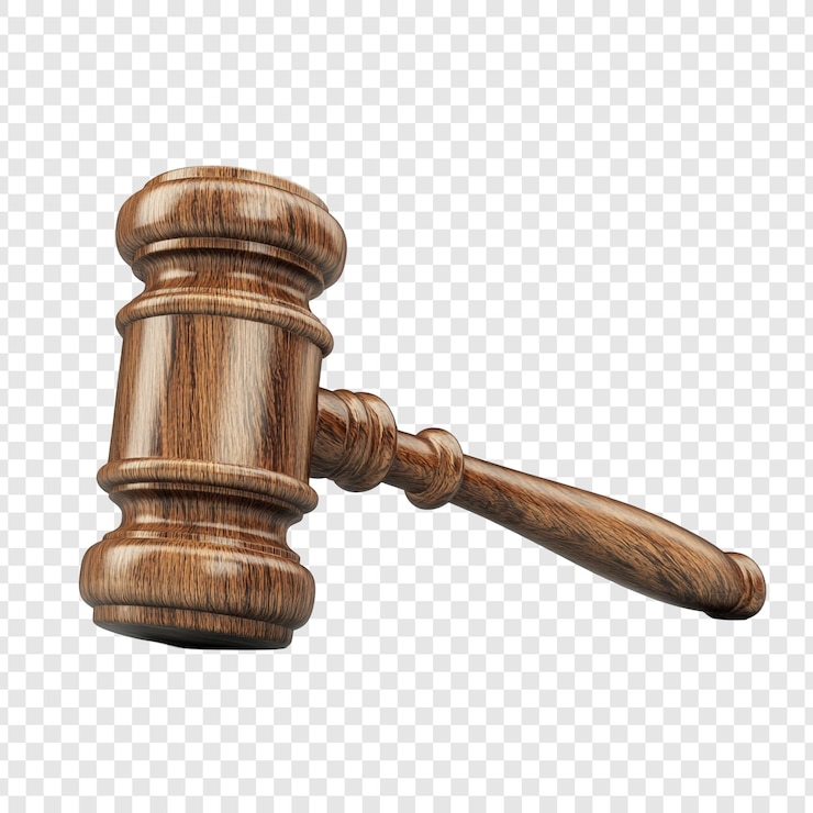 PSD mão de madeira símbolo da justiça