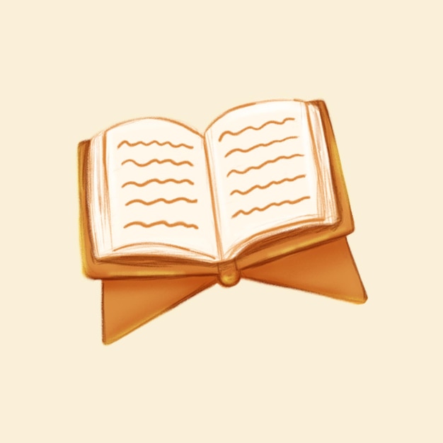 Mão Desenhando Ilustração do Alcorão com Textura a Lápis