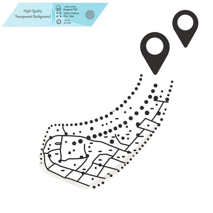 PSD un mapa de un laberinto con un mapa de la palabra no en él
