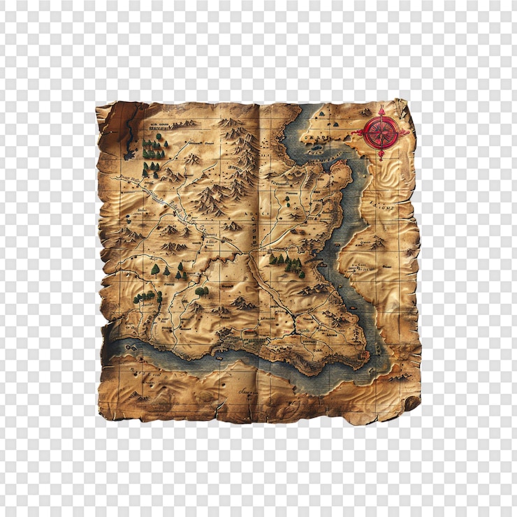 PSD un mapa del mapa se muestra con un marcador rojo