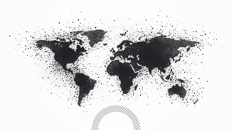 PSD el mapa del mundo en desintegración