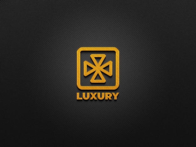 Maqueta 3D Golden Logo