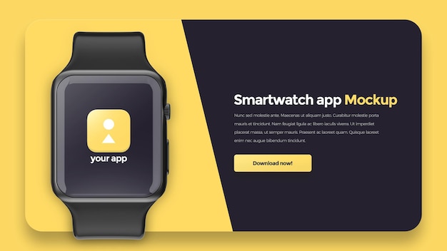 Maqueta de la aplicación SmartWatch