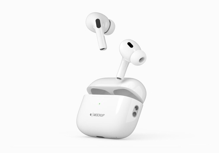 PSD maqueta de auriculares